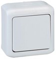 Выкл. 1кл о/у сер. LR Quteo IP44 782330 - фото 5253