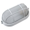 Светильник GCF-O-E27-60-IP65 (НБП/НПП 1402) овал белый с реш.437726(10) General 437726 - фото 6732