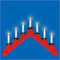 UDL-L7101-007-SWA-WW RED BRIDGE Фигура Новогодняя горка. 39.5х30.5см. 7 миниламп накаливания. Теплый UL-00007387 - фото 6759