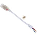 Ecola LED strip 220V connector кабель RGB 150мм с муфтой и разъемом IP68 для ленты RGB 14x7 SCJM14ESB - фото 6834