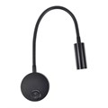 ULT-F21-3W-4000K IP20 BLACK Светильник светодиодный настенный гибкий для интерьерного освещения. 85- UL-00004176 - фото 6838