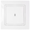 Выкл. 1-кл. СУ с подсветкой серия УЮТ, белый (С110-866) С110-866
