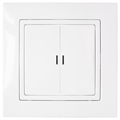 Выкл. 2-кл. СУ подсветкой серия УЮТ, белый (С510-867) С510-867
