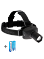 Фонарь налоб. H3W-LED (3xR3 в компл.) рег. фокус линзы  КОСМОС KOC-H3W-LED - фото 6975