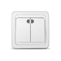 Выкл. 2кл свет с/у бел. "Валери" UNIVersal  В0123 - фото 7120