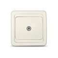 Розетка 1м ТВ с/у сл. кость "Валери" UNIVersal  Б-В0027 - фото 7292