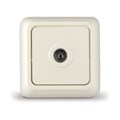 Розетка ТВ о/у беж. "Олимп" UNIVersal  Б-О0027 - фото 7329