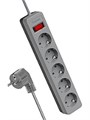 Сет.фильтр КОСМОС 5гн 1.8м ПВС 3х0,75 сер FKsm1.8m-5g(G) - фото 7358
