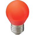 LED G45 5w E27 красный 77х45 Ecola... K7CR50ELB - фото 7888