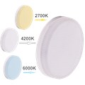Лампа GX53 LED 10W 27х75 с измен. цв.темп мат.  Ecola... T5CT10ELC - фото 8061