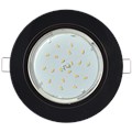 Свет-к GX53 H4 5310 Glass Стекло Круг черный хром-черн 38х126 Ecola... FP53RNECH - фото 8150