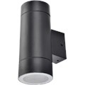 Свет-к фасад. метал черн. 2xGX53 8013A IP65  Ecola (205х140х90)... FB53C2ECH - фото 8185