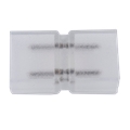 Ecola LED strip 220V connector соединитель лента-лента 2-х конт для ленты IP68 12x7 уп. 1 шт. S1MN12ESB