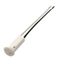 Патрон керамический G4 круглый торцевой с проводами 2*8cm (1 из уп. по  50) Ecola AB04LWEAY AB04LWEAY - фото 8249