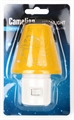 Ночник NL-192 LED с вык. 220V "Светильник желтый" (абажур) Camelion 12908