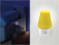 Ночник NL-192 LED с вык. 220V "Светильник желтый" (абажур) Camelion 12908