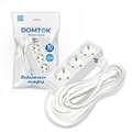 Удлинитель быт. "DOMTOK" 3гн., ПВС 3*1, 3,5кВт, з/к 10м 2390