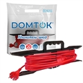 Удлинитель-шнур на рамке "DOMTOK" ПВС 2*1,5, 3,5кВт, б/з 20м 2403